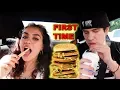 TRYING FAST FOOD FOR THE FIRST TIME Tarayummy ft Jake Webber