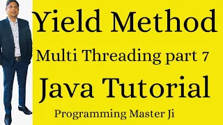 yield method in Thread Yield Method in Java Multithreading java Multithreading in hindi