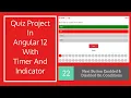 Quiz Project In Angular 12 Tutorial Step-by-step Next Button Enabled Disabled On Condition