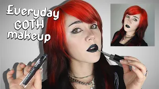 my everyday goth makeup tutorial (beginner-friendly)