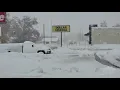 10-13-2021 Sturgis South Dakota - Heavy Snowfall Treacherous Conditions on i-90 Blowing Snow Ext