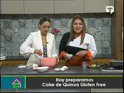 Hoy preparamos cake de Quinua Gluten Free