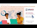 Lagu Webinar Launch of the Supply Chain Management Professionalisation Framework
