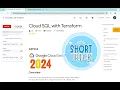 2024 Cloud SQL with Terraform With Explanation
