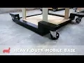 How to Make a Heavy Duty Mobile Base - Metalworking