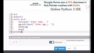 Python - Dictionary User Input