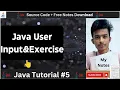 Java Tutorial Getting User Input in Java and Some Program 2023