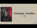 Download Lagu Audy - Menangis Semalam (Lirik)