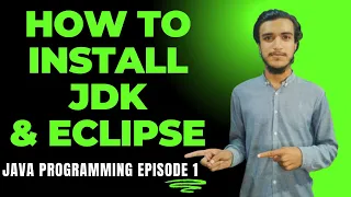How to INSTALL JDK ECLIPSE JAVA PROGRAMMING Course Episode 1 Sk World