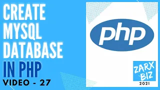 How to create MySQL Database for PHP PHP Tutorial Learn PHP Programming PHP Lesson