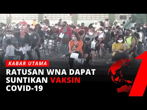 Ratusan WNA di Bali Diberikan Jatah Vaksin Covid-19