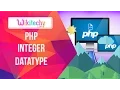 PHP Integer Datatype Php Php Integer Datatype Integer Php Variables Wikitechy com