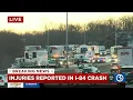 Crash impacts traffic on I-84 west in Cheshire