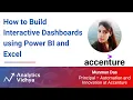 How to Build Interactive Dashboards using Power BI and Excel DataHour by Munmun Das