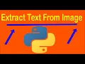 How to extract text from images with PyTesseract In Windows