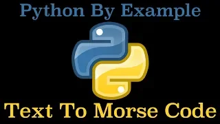 Convert Text To Morse Code In Python