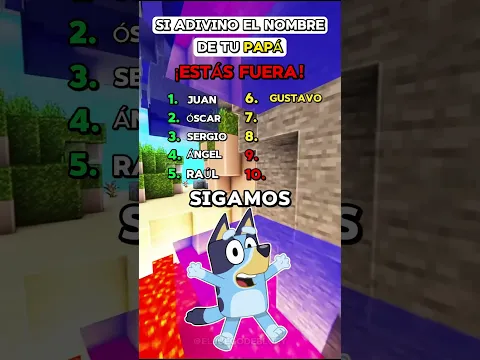 Si adivino tu papá, estás fuera! #cuestionario  #juegosmentales  #trivia