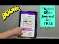 How to create a Digital Bible Journal for FREE