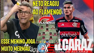 CRAQUE NETO SE RENDEU AO FLAMENGO "CARLOS ALCARAZ É ANUNCIADO OFICIALMENTE" SAIU A ESCALAÇÃO DO FLA
