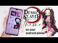 Download Lagu 🔥 how to make your phone aesthetic anime version - demon slayer theme (cute pastel version)