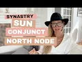 Sun conjunct North Node in Synastry - Soulmate Themes Major Life Lessons