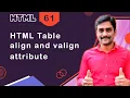 Fix Text Alignment in HTML Tables align vs valign Explained Beginner Tutorial - Episode 61