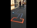 4th graders program Dash robot through maze