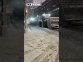 Heavy Snow Covers Brooklyn New York