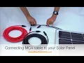 How To Connect MC4 Cable to Solar Panels