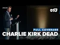 Charlie Kirk shot and killed at university event in Utah