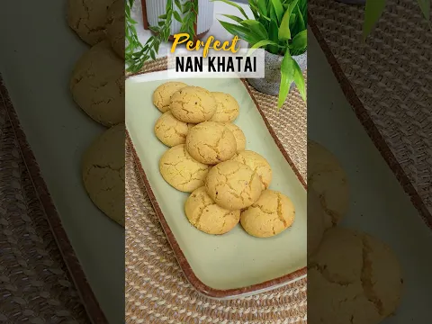 Bakery Style Perfect Nan Khatai #cooking #vlog #cookies