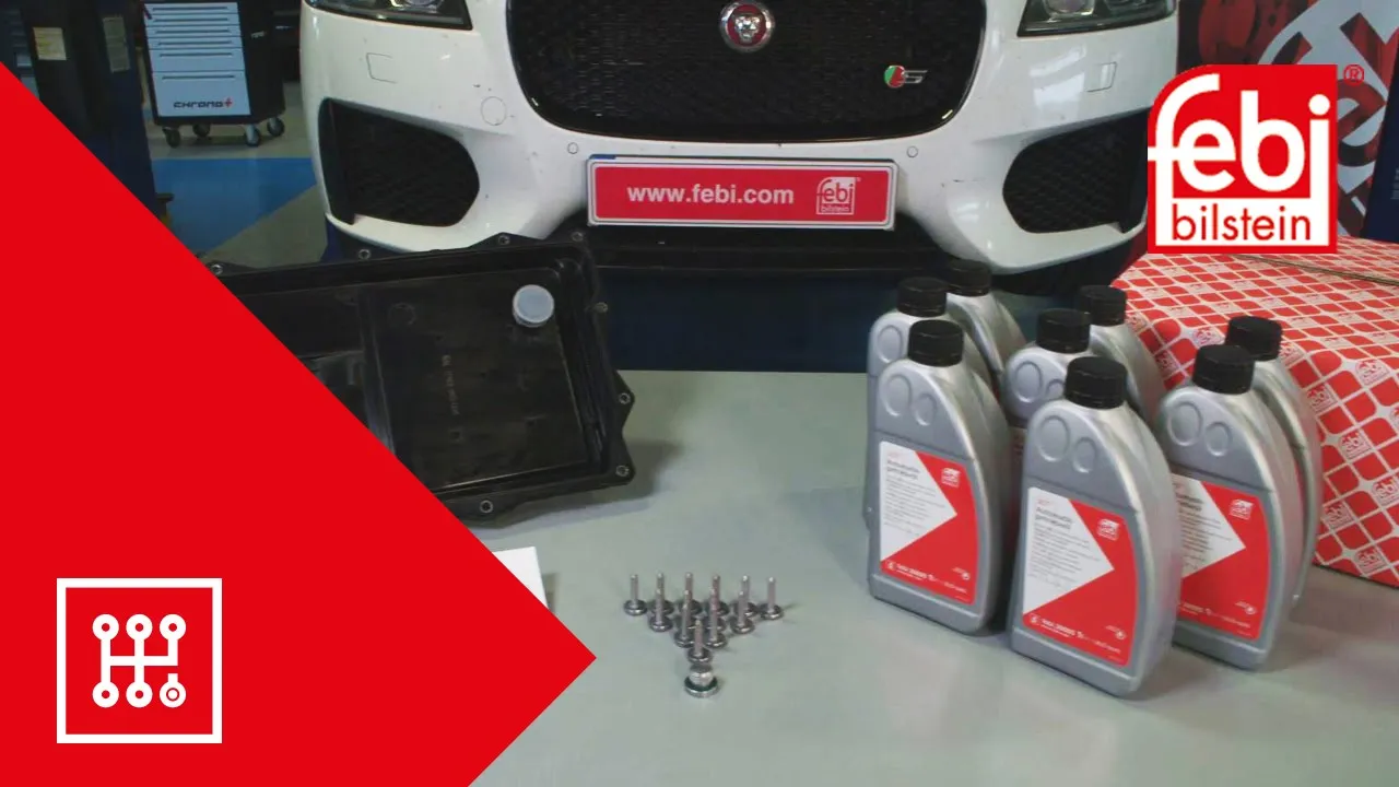[EN] Jaguar XF Automatic Transmission oil and filter service