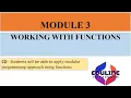 MODULE 3 - TOPIC 1