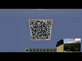Rick roll qr code in minecraft