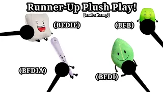 BFDI Runner-Ups Playing With Their Plushies ft Gelatin Lamp