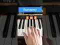 Lagu Runaway piano tutorial the epic part. Part 1