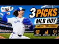 3 MLB PICKS TODAY AUG 16 2026