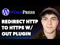 How to Redirect Http to Https in Wordpress Without Plugin Full 2025 Guide