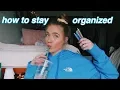 HOW I STAY ORGANIZED IN COLLEGE easy tips