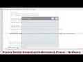 Draw a Border Around an Undecorated JFrame NetBeans
