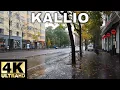 Download Lagu Walking in the Rain in Helsinki Finland - Suburb of Kallio