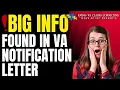 Valuable information that can be found in the VA notification letter