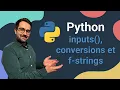 Python for Beginners 2026 - input conversions and f-strings Ep 3