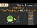 TextView and Button onCLick Android Studio Tutorial Beginners All About Android DsaCoder