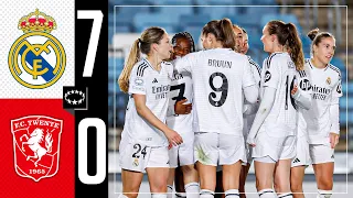 Real Madrid 7 0 Twente HIGHLIGHTS Women S Champions League 2024 25 