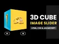 3D Cube Image Slider HTML CSS And Javascript