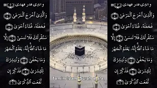 سبح اسم ربك الاعلي احمد القويعي دندنها