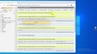 Error No Database selected in wampserver Solved