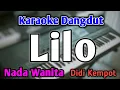 LILO - KARAOKE || NADA WANITA CEWEK || Versi Dangdut Jaipong || Didi Kempot || Live Keyboard