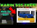 How To Get The Karin S95 For Free 0 GTA Online e e New Gen